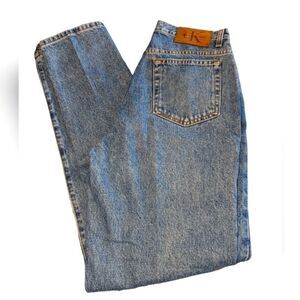 Calvin Klein vintage‎ women's stonewash denim high waisted jeans size 10